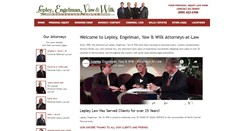 Desktop Screenshot of lepleylaw.com